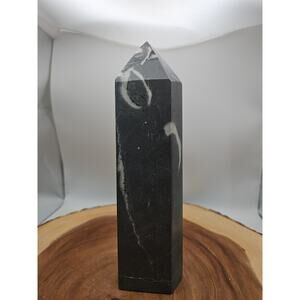 3.14lb 1000 Eye Jasper Quartz Tower 9in Tall Has Chip On Top